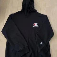 Champion 黒 パーカー 160