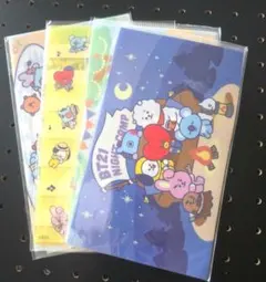 bt21 一番くじ ミニクリアファイル 全集セット bts チケット入れ