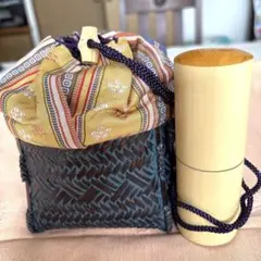 【茶器・茶道具/野点籠セット】御幸籠セット新品