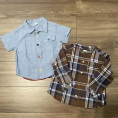 BREEZE 半袖シャツ グリーンレーベルリラクシング 長袖シャツ 2枚セット