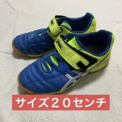 ASICS JUNIOR フットサルシューズ 青/黄