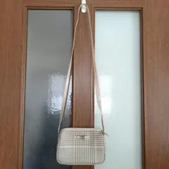 LAUREN ハウンドトゥースショルダーバッグ