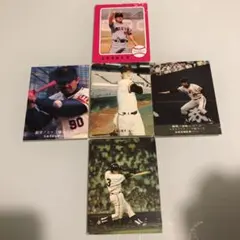 ［再々値下げしました］カルビー プロ野球カード 長島茂雄選手・監督 5枚セット