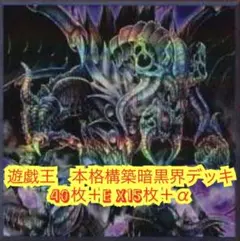 遊戯王　本格構築暗黒界デッキ40枚＋E X15枚＋α