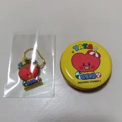 BT21 TATA ラバーキーホルダー 缶ケース セット