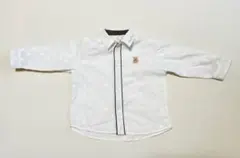 Tiny Bear アプレレクール ホワイト長袖シャツ 90