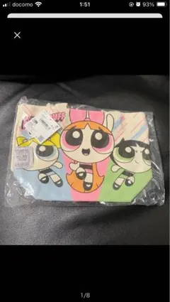 新品未使用未開封 パワーパフガールズ マチ付きバッグ