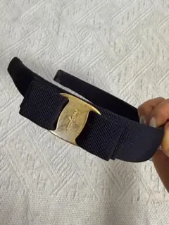 【Ferragamo】カチューシャ ゴールドバックルのサムネイル