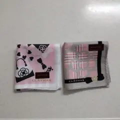 クレイサス　大判ハンカチ2枚セット♡
