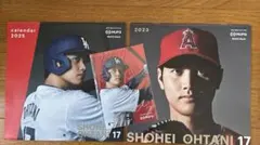 大谷翔平　カレンダー　ポストカード