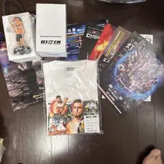 超RIZIN5 シェイドゥラエフ バトルヘッド首振りフィギュア Tシャツ 冊子