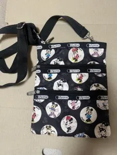 レスポートサック　3zjp 3段　ショルダー　ミニーマウス