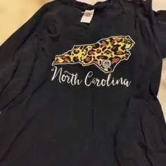 GILDAN ノースカロライナ 長袖カットソー ブラック