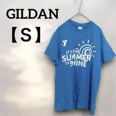 GILDAN 【Ｓ】 Tシャツ 青 半袖 レディース メンズ カジュアル