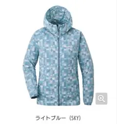 モンベル ウインドブラストプリントパーカ Women's XS