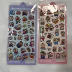 クレヨンしんちゃん ボンボンドロップ風シール ウォーターシール　2枚セット