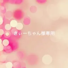 きぃーちゃん様専用ページ