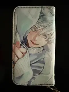 呪術廻戦 五条悟 二つ折り財布 持ち手長財布 アニメ 漫画 プリント カード