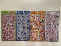 【正規品】プチドロップステッカー　ディズニー4種セット
