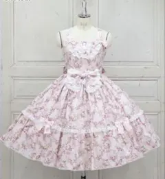 Metamorphose マーガレットギンガムジャンパースカート ヘッドドレス付 