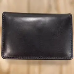 訳アリ　新品未使用品　ラムシープ　仔羊革　本革　30枚　名刺入れ　ブラック