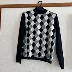 カシミヤ ニット ブラック Lサイズ