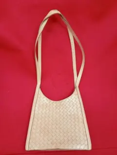 BOTTEGA VENETAむ イントレチャート キャメルレザー　バッグ