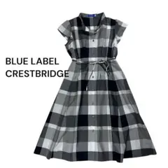 タグ付き　接触冷感　ブルーレーベル クレストブリッジ ワンピ 38