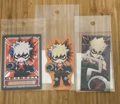 ヒロアカ　UA展　限定　爆豪 勝己　硬質カードケース　ホロステッカー