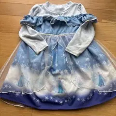 【値下げしました】エルサ ドレス 長袖100cm