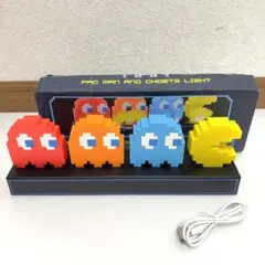 音でも反応する　パックマン　LEDライト　4色　USB給電　ナフコ