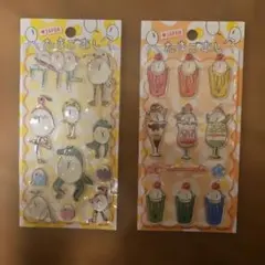 たまごあし　キャラクターシール 2シートセット