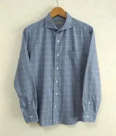 【極美品】A day in the life　カッタウェイシャツ　L　ブルー