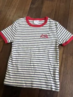 ZARAキッズ ボーダーリブTシャツ　120サイズ　サイズ6-7
