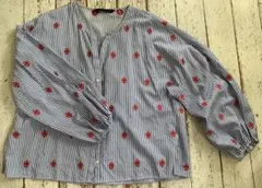 ZARA ザラ　バルーン　ブラウス　刺繍