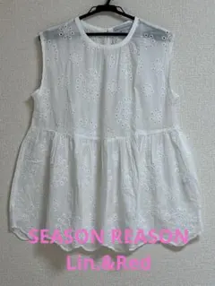 SEASON REASON ノースリーブ 刺繍 チュニックのサムネイル