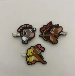 トムとジェリー　ラバー前髪クリップ　ガチャガチャ