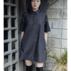 ZARA ショートデニムワンピース XS