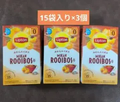 リプトン　みかんルイボス　ティーバッグ15袋入り×3個　水出しOK！のサムネイル