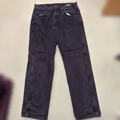 RUSTLER ダークグレー ストレートデニム