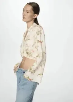 新品!! MANGO CARLA 長袖シャツ ブラウスのサムネイル