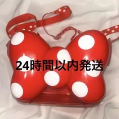 【即日発送】ミニー　ポップコーンバケット　赤　ディズニー　ミニーちゃん　紐あり