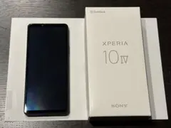 Xperia 10 IV スマホ本体　ブラック　やや訳あり