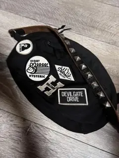 は*。様 ヒステリックグラマー メッセンジャーバッグ 赤 ワッペン