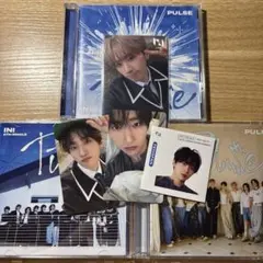 匿名 INI シングル PULSE 未再生 3形態 藤牧京介 封入セルカ コンプ