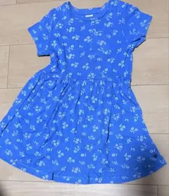 Petit Bateau 花柄ワンピース 110cm