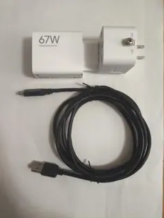 POCO x6 PRO付属67W USB-A充電器＋USBケーブル