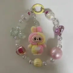 ストラップ　ラブブ風