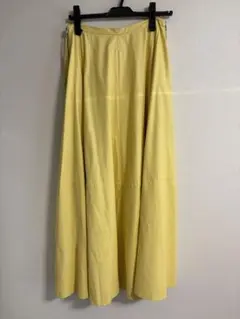 MM6 Maison Margiela フェイクレザー フレアスカートのサムネイル