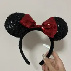 ディズニーランド　ミニーマウス　カチューシャ